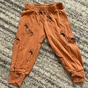 KIRA Size 3/6 months Birds on Skateboards Pants